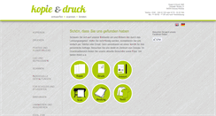 Desktop Screenshot of kopie-druck.com