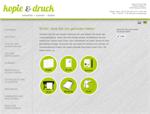 Tablet Screenshot of kopie-druck.com